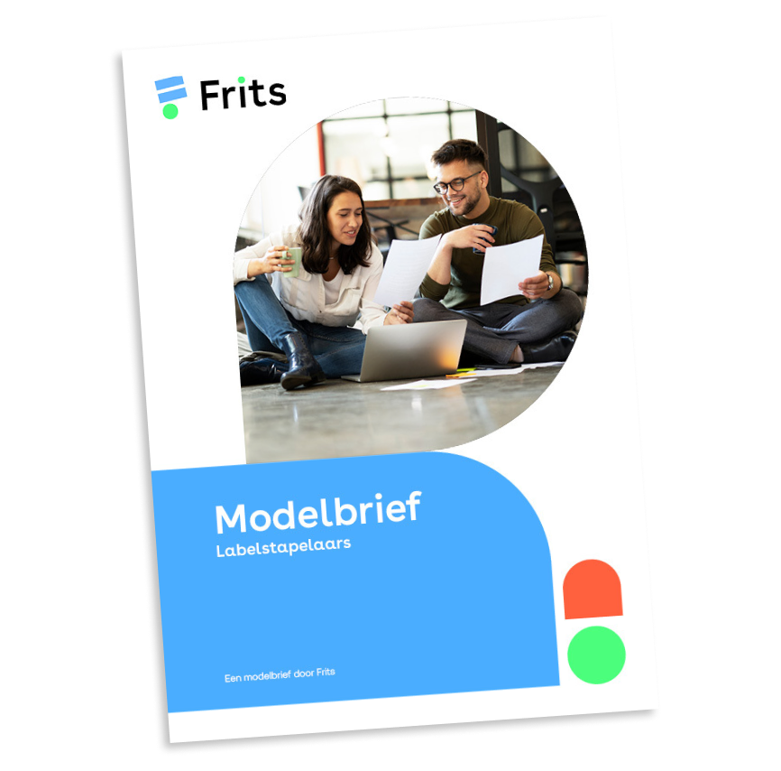 Modelbrief labelstapelaar